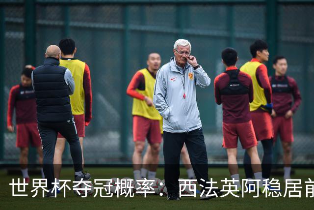 世界杯夺冠概率：西法英阿稳居前四 葡巴德第二集团